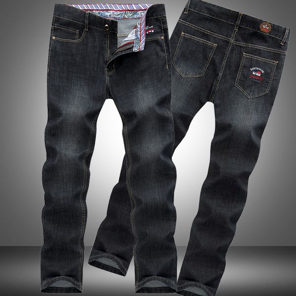 fashion business solid casual brand pants 2020 new straight slim elastic long trousers zipper classical cotton men's jeans, Blue
fashion business solid casual brand pants 2020 new straight slim elastic long trousers zipper classical cotton men's jeans, Blue