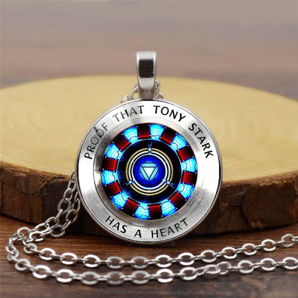 marvel avengers iron mantony stark curved reactor necklace glass convex round metal pendant movie commemorative badge pendant necklaces, Silver
marvel avengers iron mantony stark curved reactor necklace glass convex round metal pendant movie commemorative badge pendant necklaces, Silver