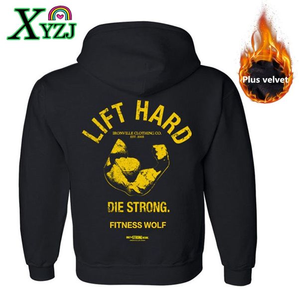 men's fitness sports and fitness sweater plus size long-sleeved hooded shirt autumn and winter men's jacket, Black
men's fitness sports and fitness sweater plus size long-sleeved hooded shirt autumn and winter men's jacket, Black
