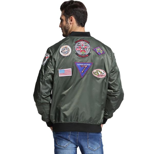 аппликации бомбардировщика куртки мужские пальто pilot человек моды streetwear самолет ткань jakcet мужская осень пальто, Black;brown
аппликации бомбардировщика куртки мужские пальто pilot человек моды streetwear самолет ткань jakcet мужская осень пальто, Black;brown