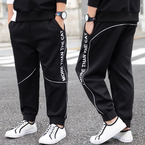 children's wear pants autumn children's new casual trousers boys striped letters sweatpants, Blue
children's wear pants autumn children's new casual trousers boys striped letters sweatpants, Blue