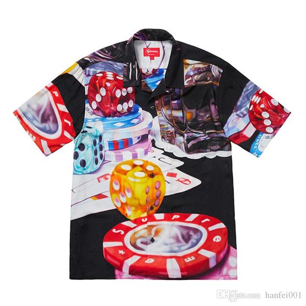 18fw casino rayon shirt fashion box logo men women couple short sleeve shirts hip hop highstreet hflscs029, White;black
18fw casino rayon shirt fashion box logo men women couple short sleeve shirts hip hop highstreet hflscs029, White;black