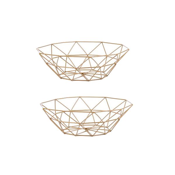 2pcs size_s metal wire counterfruit snacks basket stand for bread households items,golden color
2pcs size_s metal wire counterfruit snacks basket stand for bread households items,golden color