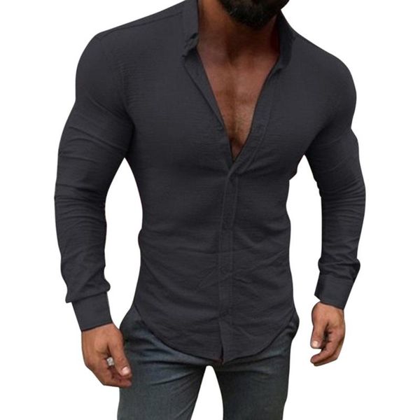 adisputent 2020 spring повседневный для мужчин сплошной длинным рукавом slim fit tops отложной воротник рубашки моды camisas masculina, White;black
adisputent 2020 spring повседневный для мужчин сплошной длинным рукавом slim fit tops отложной воротник рубашки моды camisas masculina, White;black