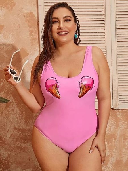 2020 one-piece large size ice ice cream swimsuit cream strap solid color lady swimsuit fat woman, White;black
2020 one-piece large size ice ice cream swimsuit cream strap solid color lady swimsuit fat woman, White;black