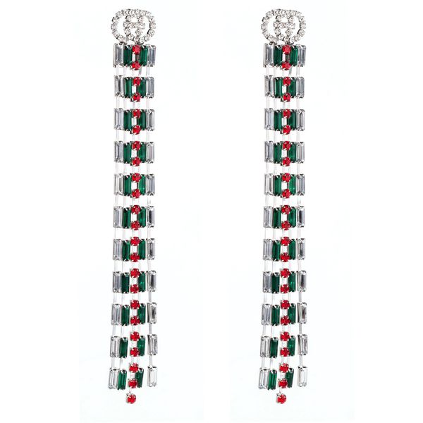 fashion- claw chain earrings with diamond alloy tassel multilayer earrings for women bohemian earrings, Silver
fashion- claw chain earrings with diamond alloy tassel multilayer earrings for women bohemian earrings, Silver