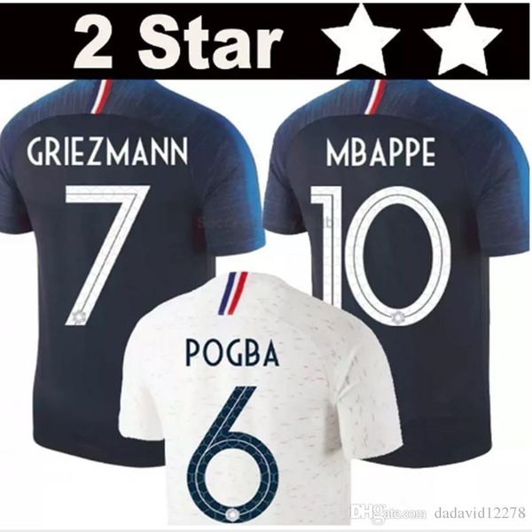 New 2 tar griezmann 7 10 mbappe 6 pogba occer jer ey 13 kante 11 dembele 9 girqvd 8 lemar 20 thauvin mendy 2018 world cup football hirt
New 2 tar griezmann 7 10 mbappe 6 pogba occer jer ey 13 kante 11 dembele 9 girqvd 8 lemar 20 thauvin mendy 2018 world cup football hirt