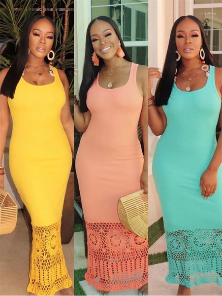 vest dress summer designer sleeveless solid color one step dresses females patchwork clothes womens hook flower hollow out, Black;gray
vest dress summer designer sleeveless solid color one step dresses females patchwork clothes womens hook flower hollow out, Black;gray