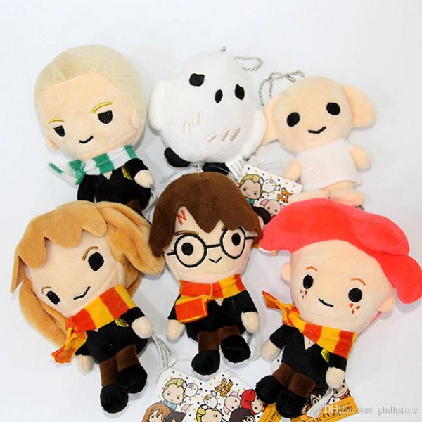 new 6 styles 4"-5.5" 10cm-14cm harry ron malfoy hermione dobby hedwig plush doll anime collectible keychains pendants soft gifts t 
new 6 styles 4"-5.5" 10cm-14cm harry ron malfoy hermione dobby hedwig plush doll anime collectible keychains pendants soft gifts t