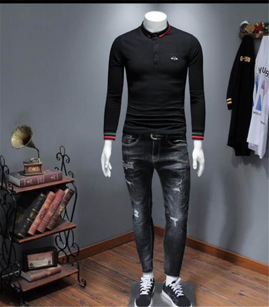 2020 mens designer shirts long sleeves brand fashion breathable loose striped pattern letter print luxury sweatshirts, White;black
2020 mens designer shirts long sleeves brand fashion breathable loose striped pattern letter print luxury sweatshirts, White;black