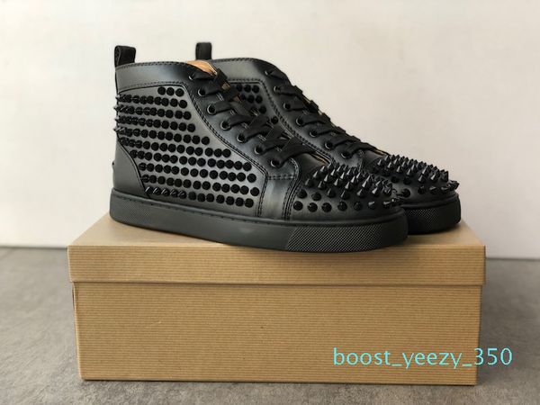 designer sneakers studded spikes mens trainers red bottom mens flat shoes glitter graffiti party wedding shoes 20 colors sz us 13 b35, Black
designer sneakers studded spikes mens trainers red bottom mens flat shoes glitter graffiti party wedding shoes 20 colors sz us 13 b35, Black