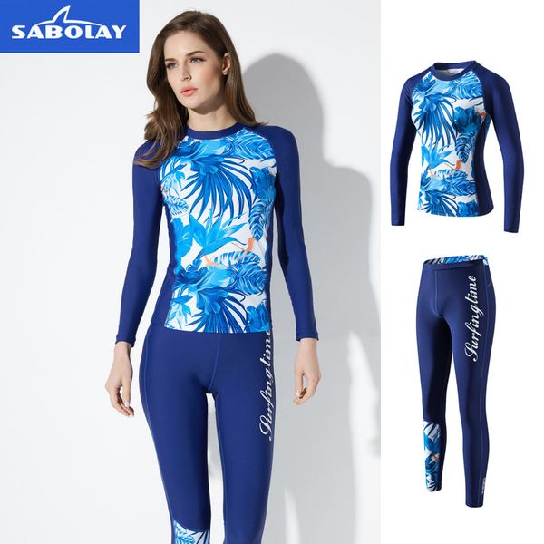 sabolay surfing sports rash guards anti-uv quick-drying swimsuit women beach long sleeve trousers swimwear
sabolay surfing sports rash guards anti-uv quick-drying swimsuit women beach long sleeve trousers swimwear