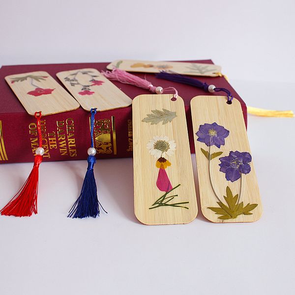 dried flowers natural bamboo bookmarks with tassels diy craft bookmark stationery gifts
dried flowers natural bamboo bookmarks with tassels diy craft bookmark stationery gifts