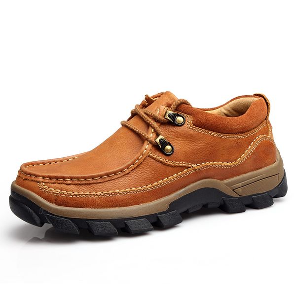 brand quality men genuine leather oxfords outdoor footwear size 38-44 comfortable durable man fashion rubber shoes, Black
brand quality men genuine leather oxfords outdoor footwear size 38-44 comfortable durable man fashion rubber shoes, Black