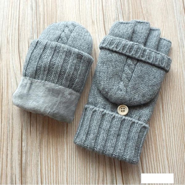 fashion women gloves autumn wool gloves plus velvet thickening winter warm driving mitten flip half finger ing, Blue;gray
fashion women gloves autumn wool gloves plus velvet thickening winter warm driving mitten flip half finger ing, Blue;gray
