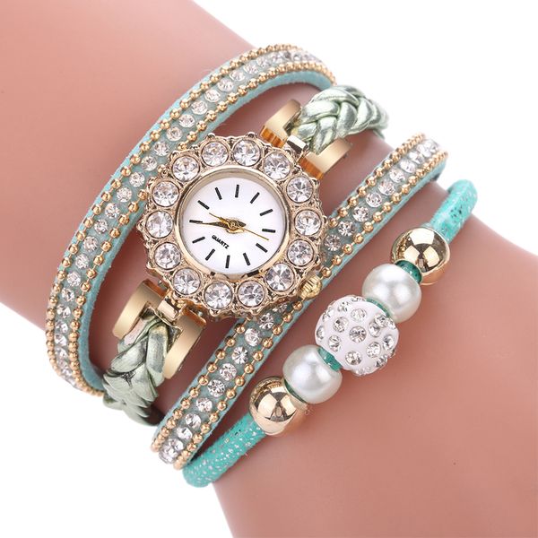 clear charm clock gift wrap casual women watch quartz movement party weave bracelet decoration easy wear rhinestone, Slivery;brown
clear charm clock gift wrap casual women watch quartz movement party weave bracelet decoration easy wear rhinestone, Slivery;brown