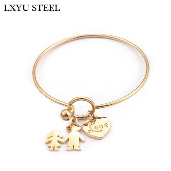 new 58mm stainless steel gold/silver love heart charm bracelet & bangle for women classic mom & child bangles mother's day gifts, Black
new 58mm stainless steel gold/silver love heart charm bracelet & bangle for women classic mom & child bangles mother's day gifts, Black