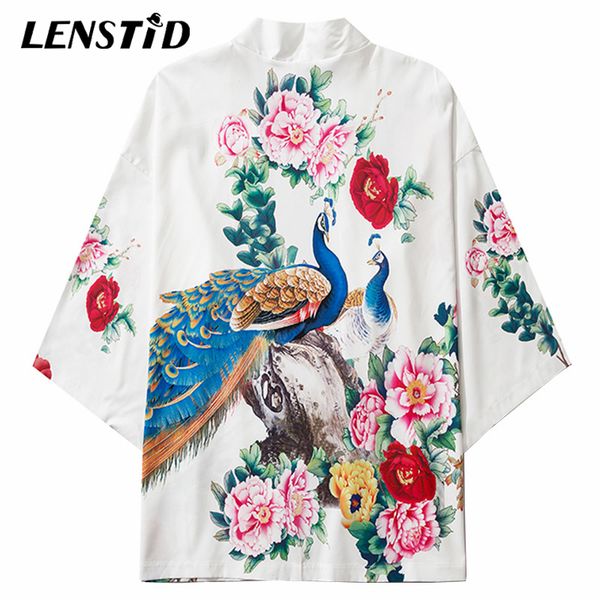 japanese kimono cardigan jackets peacock floral print harajuku streetwear hip hop summer thin loose clothing gown, Black;brown
japanese kimono cardigan jackets peacock floral print harajuku streetwear hip hop summer thin loose clothing gown, Black;brown