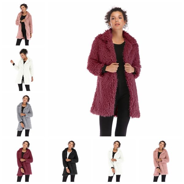 european autumn and winter imitation lamb hair solid color long-sleeved plush warm jacket, pink, gray, black, beige, support mixed batch, Black;brown
european autumn and winter imitation lamb hair solid color long-sleeved plush warm jacket, pink, gray, black, beige, support mixed batch, Black;brown