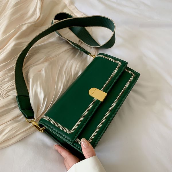 handbag women's handbag women's 2020 embroidered thread suitcase wallet and