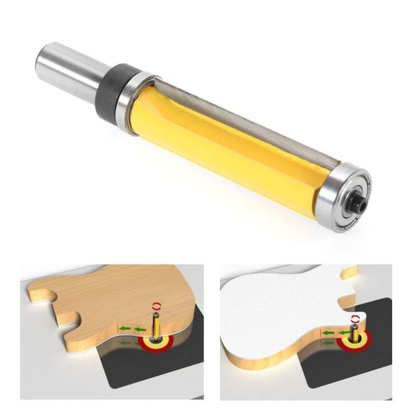 1/2" shank pattern flush trim router bit 2-1/2" milling cutter & bottom bearing tool carpenter woodworking tools
1/2" shank pattern flush trim router bit 2-1/2" milling cutter & bottom bearing tool carpenter woodworking tools