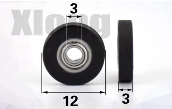 2pcs 3*12*3mm 683zz rubberized rolling pulley ultra-quiet precision roller pu polyurethane bearing wheel counting machine
2pcs 3*12*3mm 683zz rubberized rolling pulley ultra-quiet precision roller pu polyurethane bearing wheel counting machine