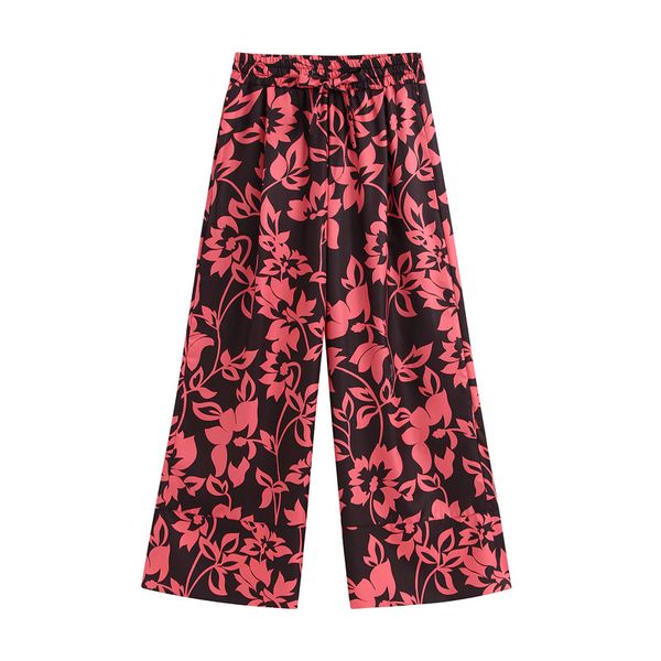 women's pants & capris stylish chic flower print wide leg vintage pockets zipper female ankle trousers mujer 2021, Black;white
women's pants & capris stylish chic flower print wide leg vintage pockets zipper female ankle trousers mujer 2021, Black;white
