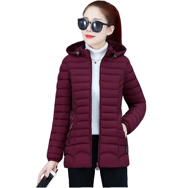 new autumn winter down jacket coat female medium long take off the cap slim korean bakery women's plus size thin pike overcoat, Black
new autumn winter down jacket coat female medium long take off the cap slim korean bakery women's plus size thin pike overcoat, Black