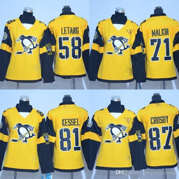 Lady Hockey Jerseys Stadium Series Pittsburg 58 Kris Letang 71 Evgeni Malkin 81 Phil Kessel 87 Sidney Crosby Stitched Embroidery Jerseys
Lady Hockey Jerseys Stadium Series Pittsburg 58 Kris Letang 71 Evgeni Malkin 81 Phil Kessel 87 Sidney Crosby Stitched Embroidery Jerseys