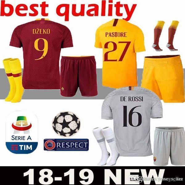 perotti dzeko pastore soccer jersey as rome kit totti jersey 18 19 football kit shirt de rossi jesus as maillot de foot roma kit, Black;yellow
perotti dzeko pastore soccer jersey as rome kit totti jersey 18 19 football kit shirt de rossi jesus as maillot de foot roma kit, Black;yellow