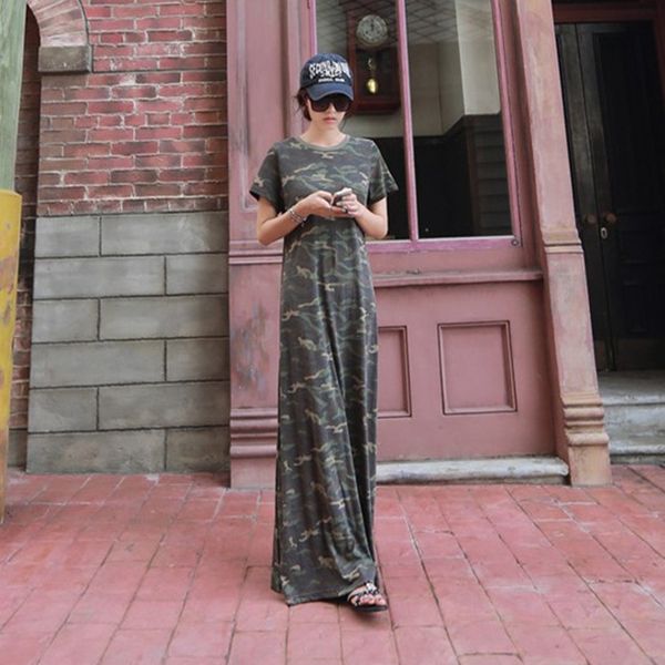 camouflage short sleeve over-the-knee long skirts summer new style women's dress korean-style loose-fit a- line dress large size, White;black
camouflage short sleeve over-the-knee long skirts summer new style women's dress korean-style loose-fit a- line dress large size, White;black