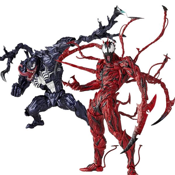 

marvel amazing red venom carnage action figure toy doll model super hero spiderman collectiable model toys for kids birthday christmas gift