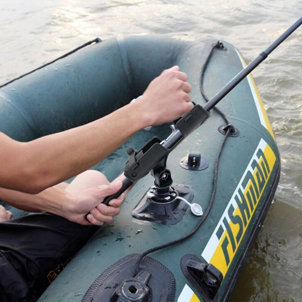 heavy duty 360 degree adjustable fishing rod holder with removable mount, black nylon
heavy duty 360 degree adjustable fishing rod holder with removable mount, black nylon