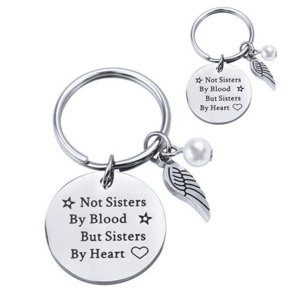 friend key chains personnalis jewelry friendship gift idea for women teens girls not sisters by blood but sisters by heart, Silver
friend key chains personnalis jewelry friendship gift idea for women teens girls not sisters by blood but sisters by heart, Silver