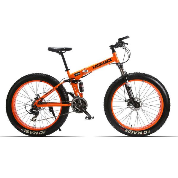 lauxjack fat bike full suspension steel foldable frame 24 speed shimano mechanic brake 26x4.0 wheel
lauxjack fat bike full suspension steel foldable frame 24 speed shimano mechanic brake 26x4.0 wheel