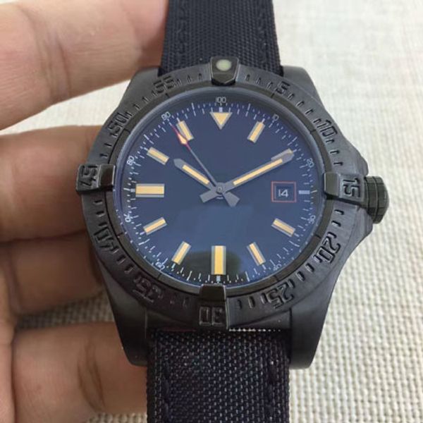 br avenger ii seawolf luminous mens watches automatic 1884 black dial rotatable bezel 43mm wristwatches outdoor men watch with nylon strap, Slivery;brown
br avenger ii seawolf luminous mens watches automatic 1884 black dial rotatable bezel 43mm wristwatches outdoor men watch with nylon strap, Slivery;brown
