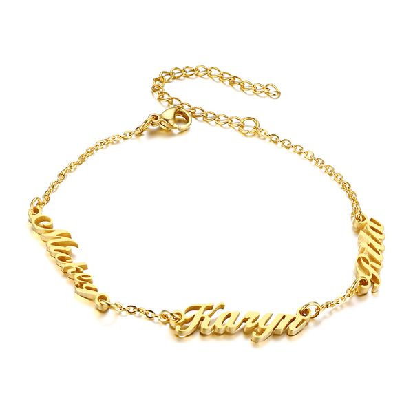 link, chain handwriting signature customized bracelet for women three name personalized family gifts, Black
link, chain handwriting signature customized bracelet for women three name personalized family gifts, Black