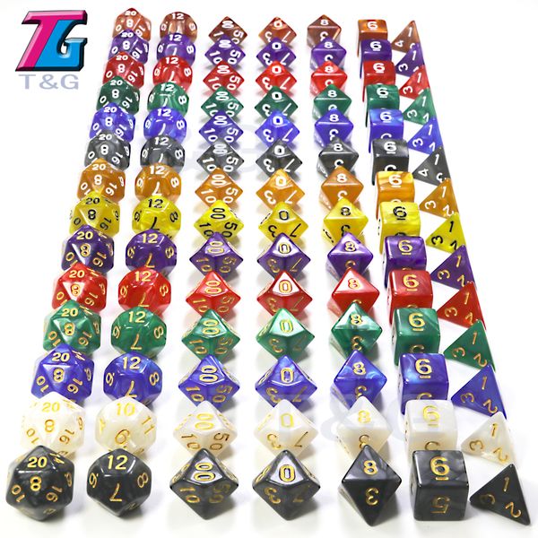 d&d 7pcs/set t&g polyhedral rpg games dice with marble effect d4-d20 multi sides for board game ludo
d&d 7pcs/set t&g polyhedral rpg games dice with marble effect d4-d20 multi sides for board game ludo