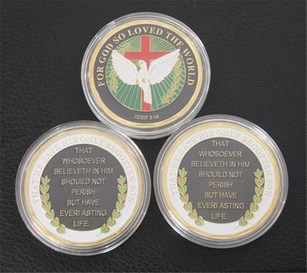 for god so loved the world john 3:16 religious double sided collectible coin 20pcs/lot
for god so loved the world john 3:16 religious double sided collectible coin 20pcs/lot
