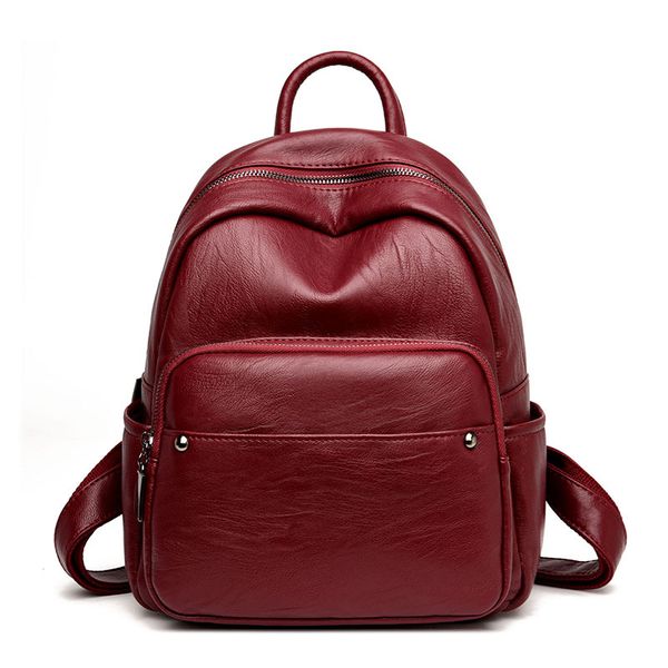 2019 new backpack women's bag small bag soft pu leather youth travel backpack fashion leisure schoolbag
2019 new backpack women's bag small bag soft pu leather youth travel backpack fashion leisure schoolbag