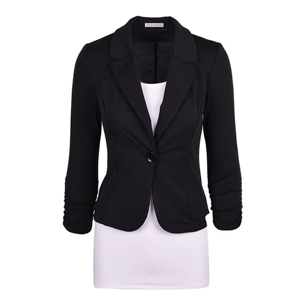 женщины \ 's blazer для женщин solid color тонкий кардиган костюм с длинными рукавами пригородные one button blazer, White;black
женщины \ 's blazer для женщин solid color тонкий кардиган костюм с длинными рукавами пригородные one button blazer, White;black