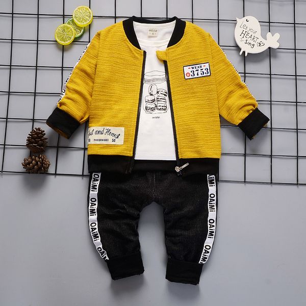 children's clothing spring and autumn sports and leisure three-piece baby coat t-shirt pants suit recommended height60-110cm, White
children's clothing spring and autumn sports and leisure three-piece baby coat t-shirt pants suit recommended height60-110cm, White