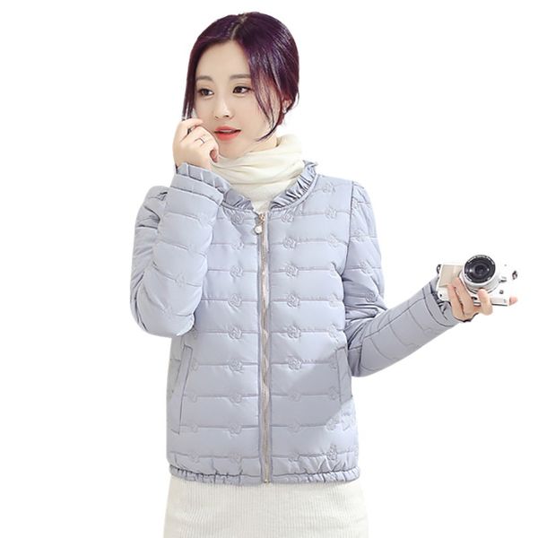 women long-sleeved cotton jackets female winter warm zipper short light down coats outwear nm, Black
women long-sleeved cotton jackets female winter warm zipper short light down coats outwear nm, Black