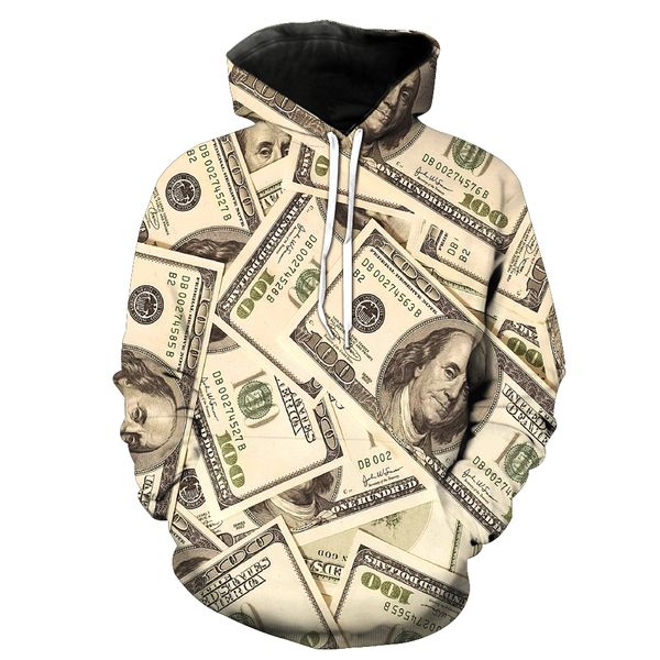 3d print fashion cool hoodies sweatshirt men/women dollar money rich other pattern slim slim stylish hooded hoodies coat, Black
3d print fashion cool hoodies sweatshirt men/women dollar money rich other pattern slim slim stylish hooded hoodies coat, Black