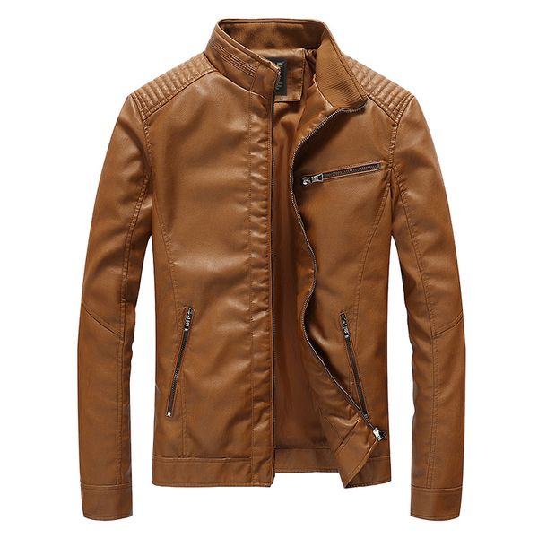 bomber pu leather jackets men spring autumn casual stand collar business coat motorcycle faux jacket male jaqueta masculina 5xl, Black;brown
bomber pu leather jackets men spring autumn casual stand collar business coat motorcycle faux jacket male jaqueta masculina 5xl, Black;brown