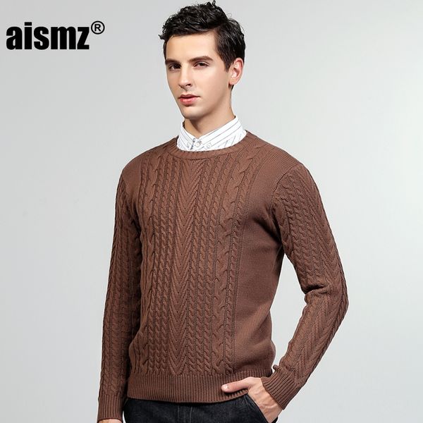 aismz pullover sweater men clothes 2018 pull homme sueter hombre man wool autumn winter warm thick male o neck knitted slim, White;black
aismz pullover sweater men clothes 2018 pull homme sueter hombre man wool autumn winter warm thick male o neck knitted slim, White;black