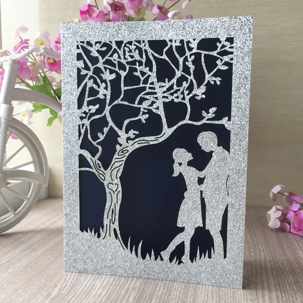 20pcs /lot romantic wedding invitation cards bride and groom engagements invitations greeting cards decoration with lace supplies, Black
20pcs /lot romantic wedding invitation cards bride and groom engagements invitations greeting cards decoration with lace supplies, Black