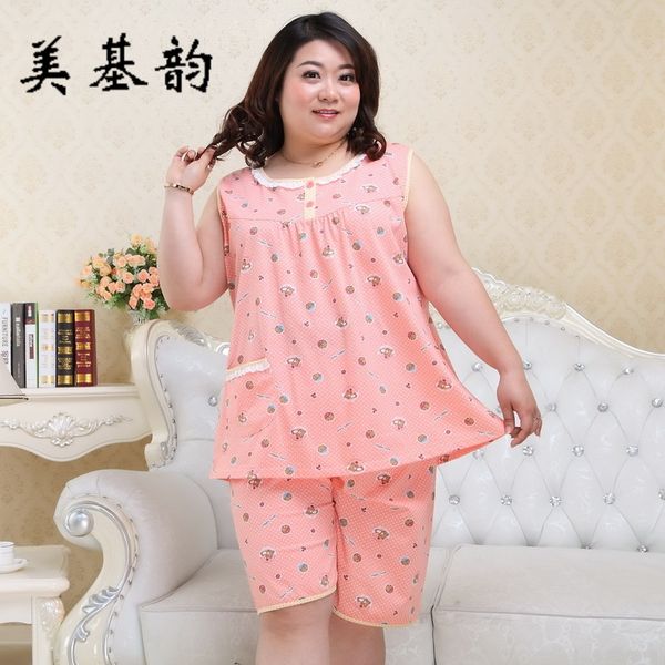2017 women summer plus size 100% cotton nightgown female large size sleeveless sleepwear set homewear pajamas, Black;red
2017 women summer plus size 100% cotton nightgown female large size sleeveless sleepwear set homewear pajamas, Black;red
