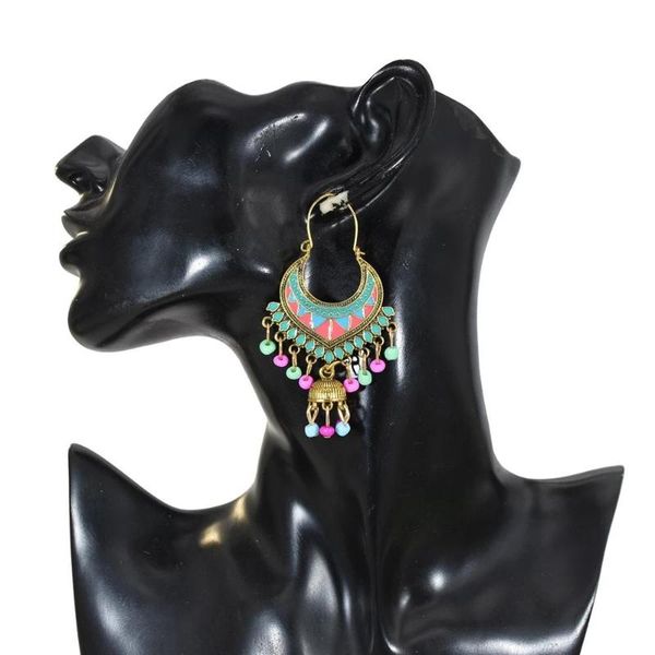 jhumka earrings for women bohemian multi colors resin beaded statement earring afghan egypt festival party jewelry, Silver
jhumka earrings for women bohemian multi colors resin beaded statement earring afghan egypt festival party jewelry, Silver
