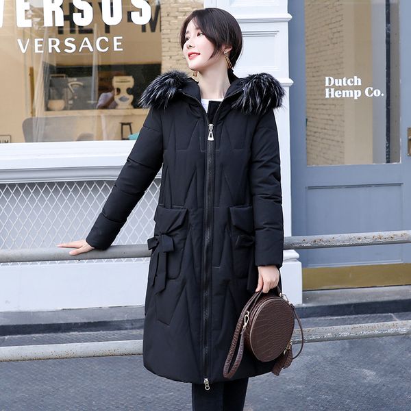 fur collar down jacket women brand winter warm jackets bow pocket women's long light down cotton jacket 2xl hooded coats, Tan;black
fur collar down jacket women brand winter warm jackets bow pocket women's long light down cotton jacket 2xl hooded coats, Tan;black